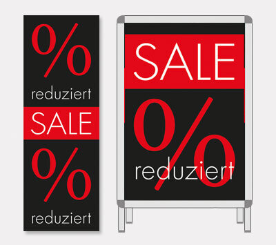 Plakat-Serie BLACK SALE