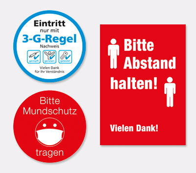 Hinweisschilder Plakate