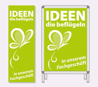 Plakatserie Ideen die beflgeln