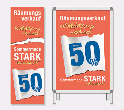 Plakat-Serie Kollektionswechsel