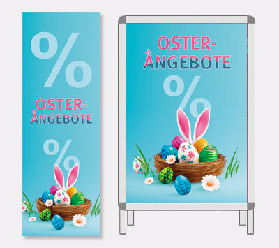 Plakat-Serie Oster-Angebote