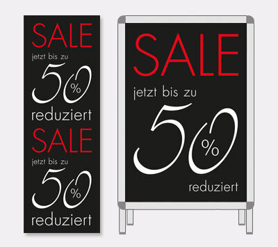 Plakat-Serie SALE 50%