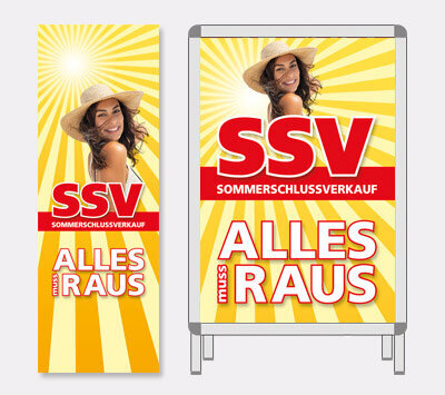 Plakat-Serie SSV Alles muss Raus