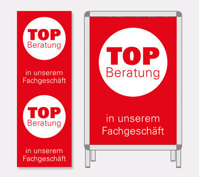 Plakatserie Top Beratung