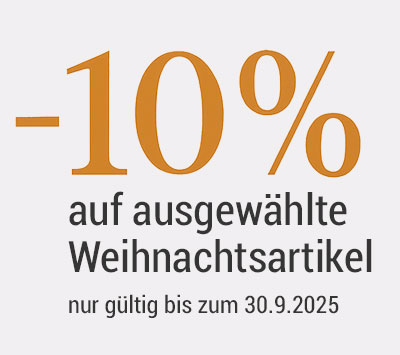 10% auf ausgewhlte Weihnachts-Artikel