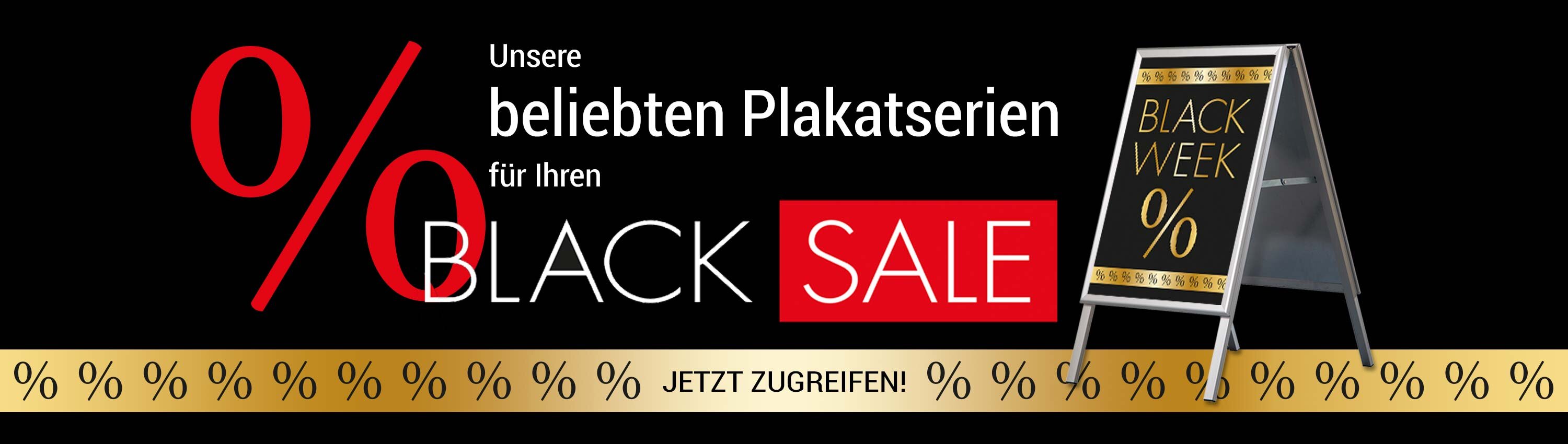Plakatserien fr Ihren Black Sale