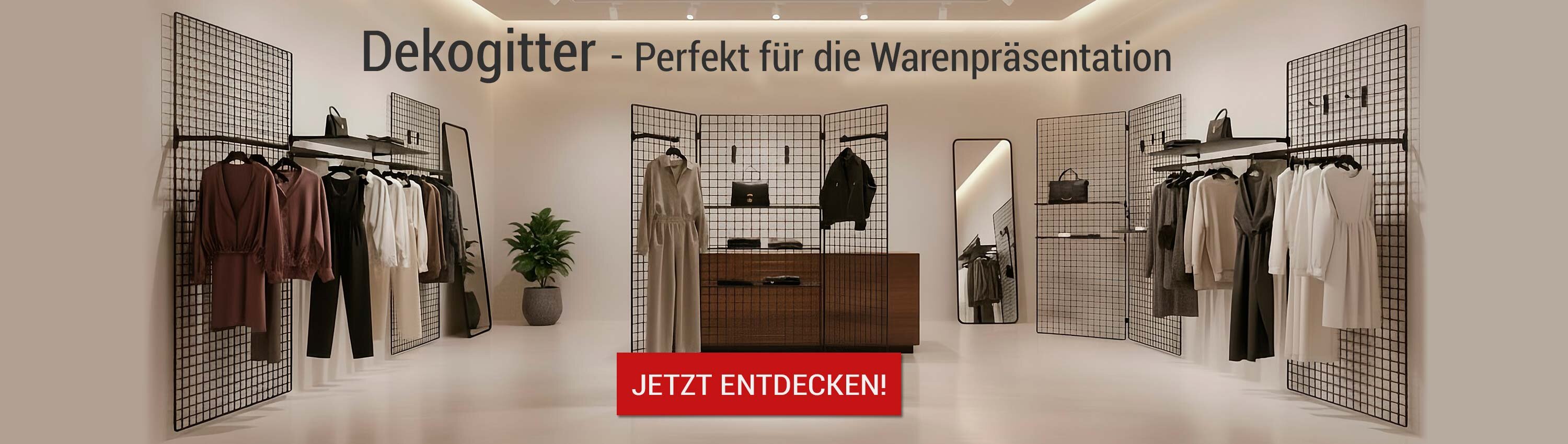 Dekogitter - Perfekt f�r die Warenpr�sentation