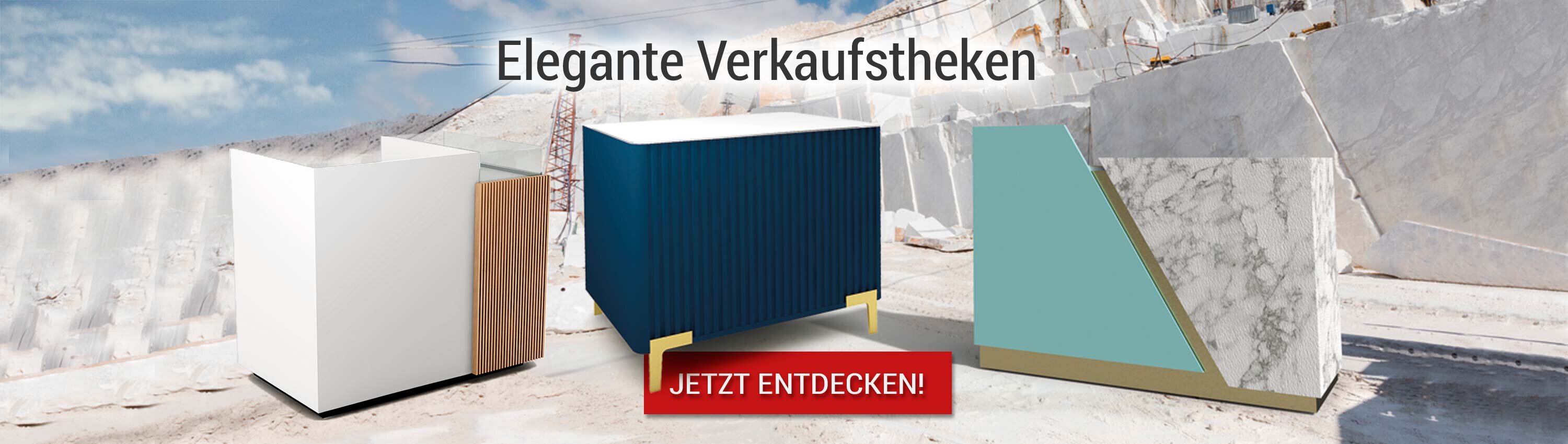 Elegante Verkaufstheken