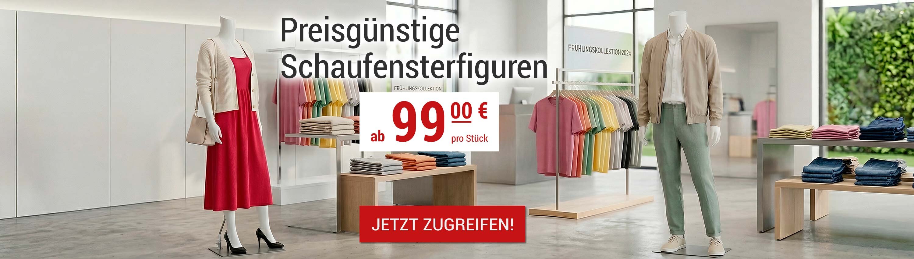 Preisg�nstige Schaufensterfiguren ab 99,-