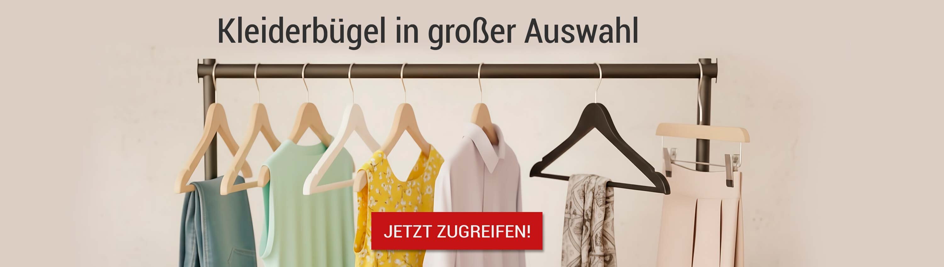 Kleiderb�gel in gro�er Auswahl