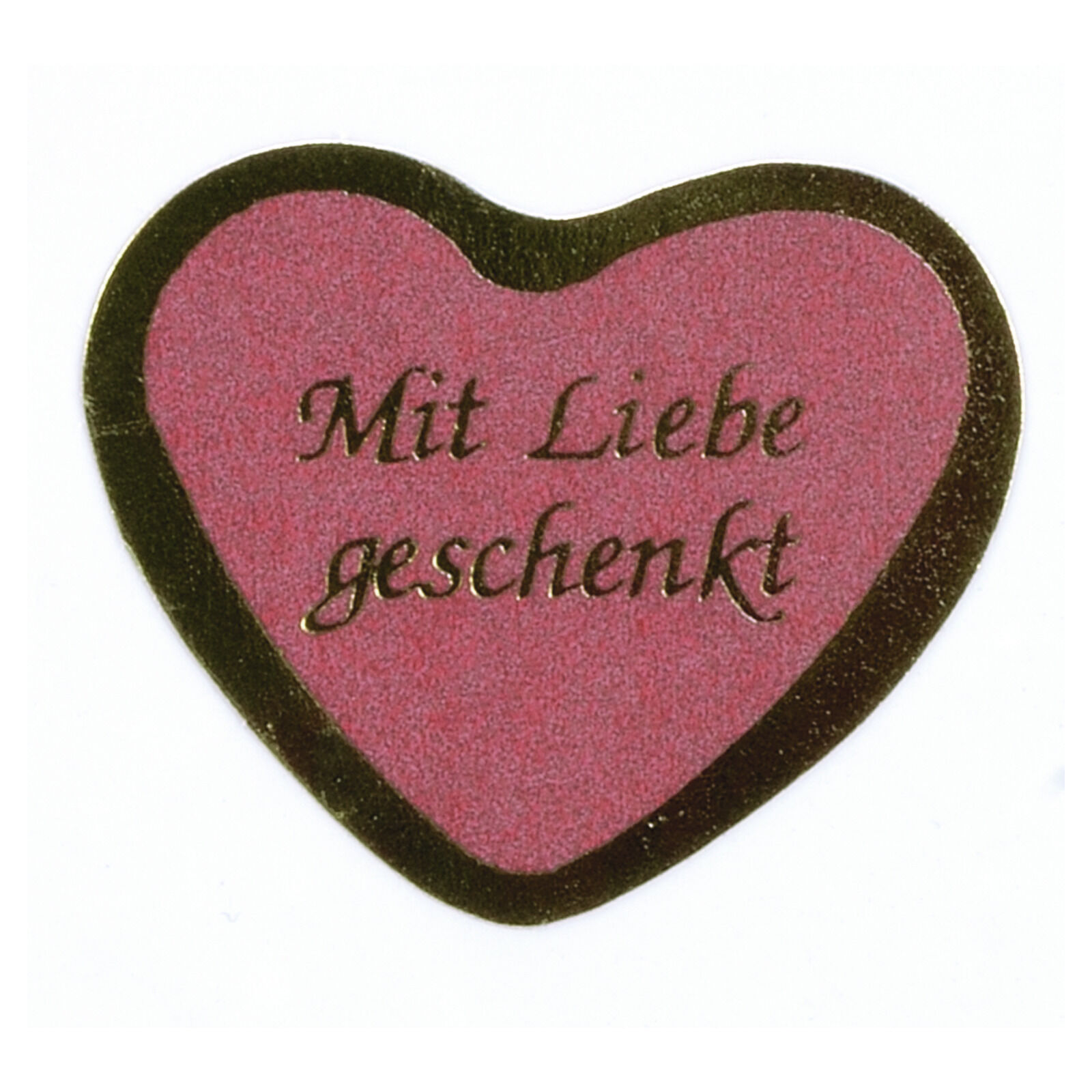 500 Schmucketiketten Mit Liebe geschenkt