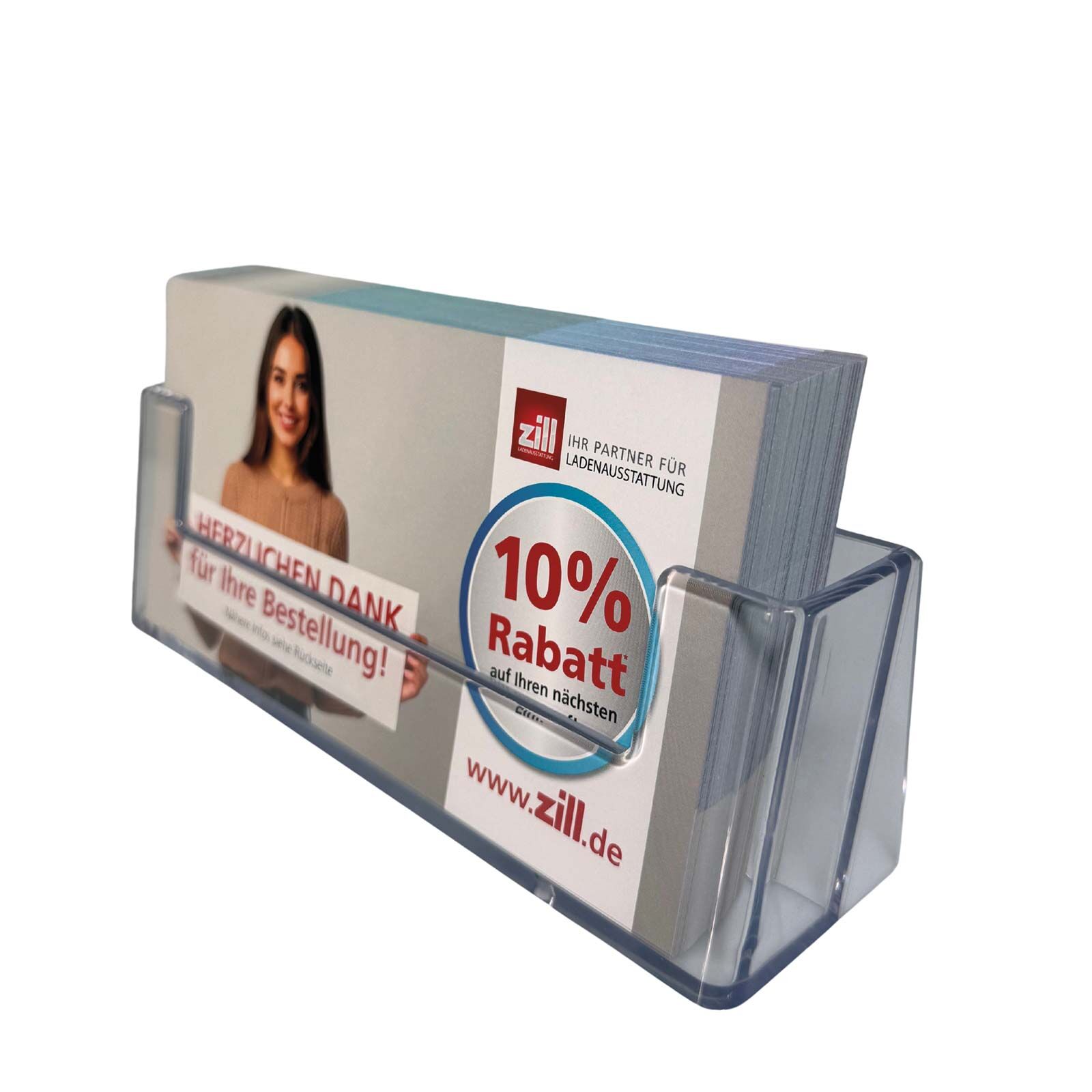 Flyerst�nder Acryl 230x32 mm DIN Lang Bild 2