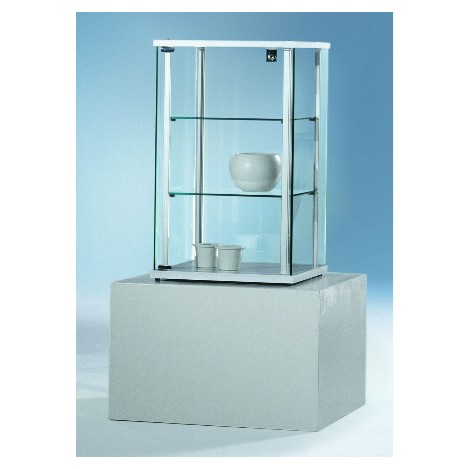 Tresenvitrine, ESG Glas