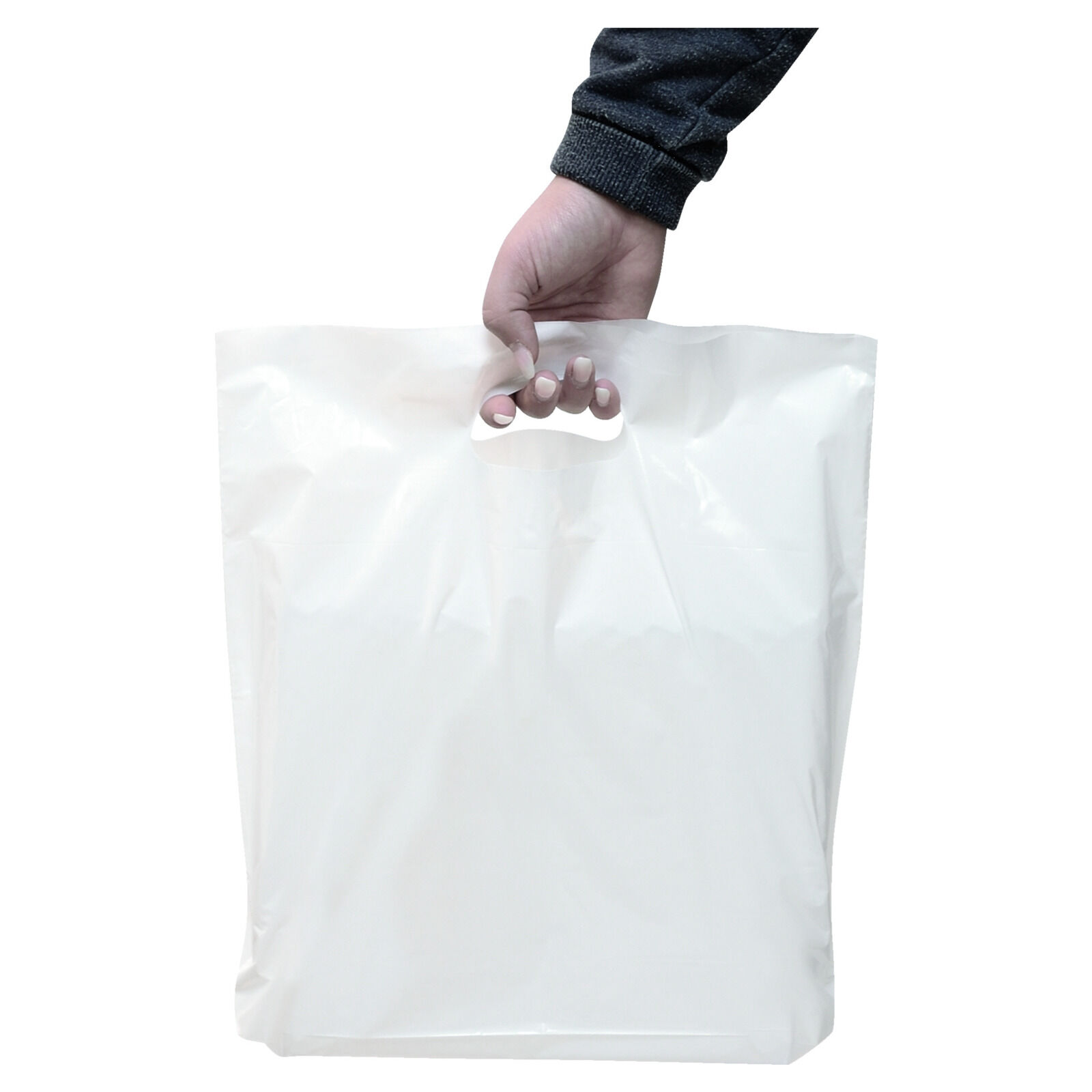 Tragetasche Weiß Neutrale Tragetaschen KunststoffTragetaschen