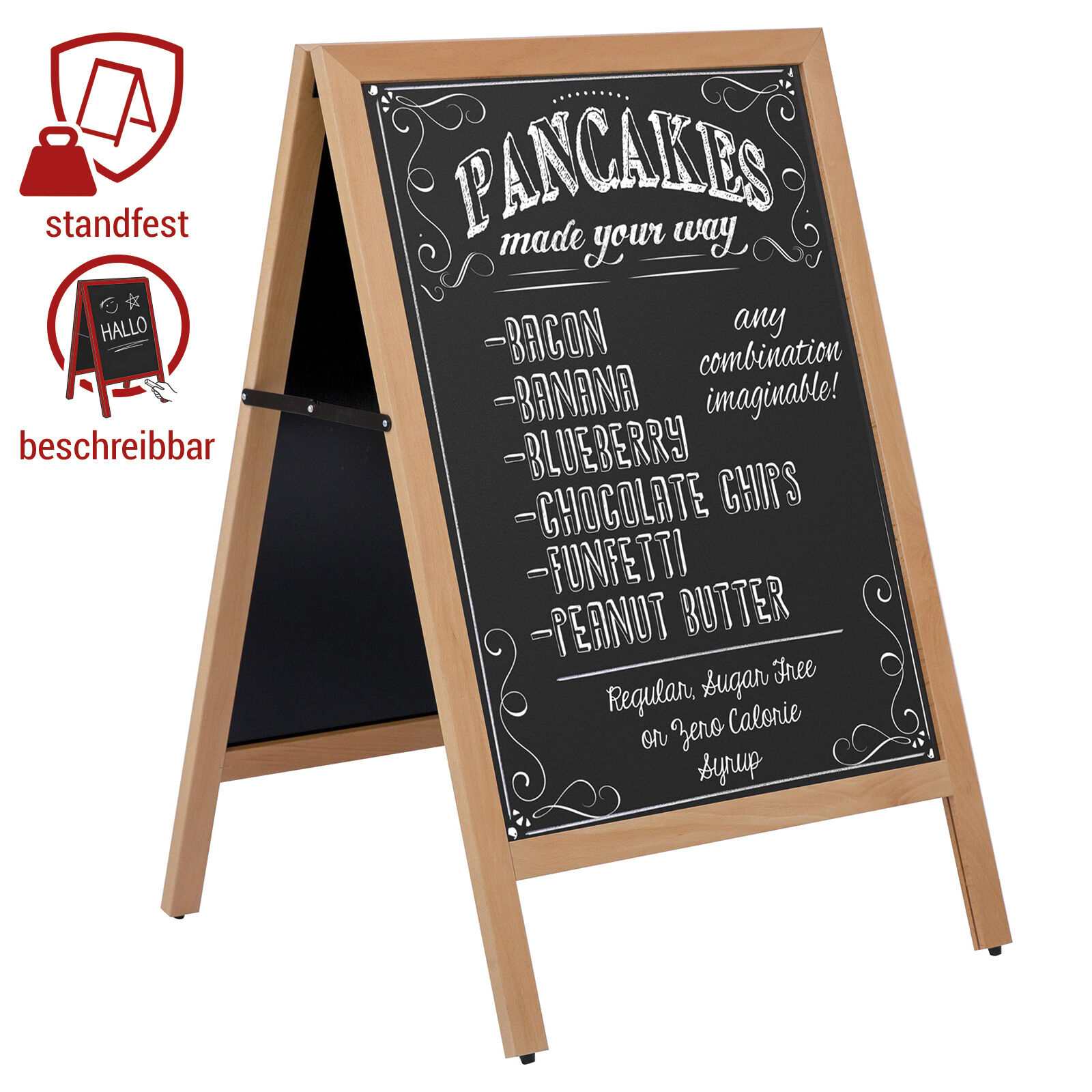 Holz Kundenstopper Economy Indoor