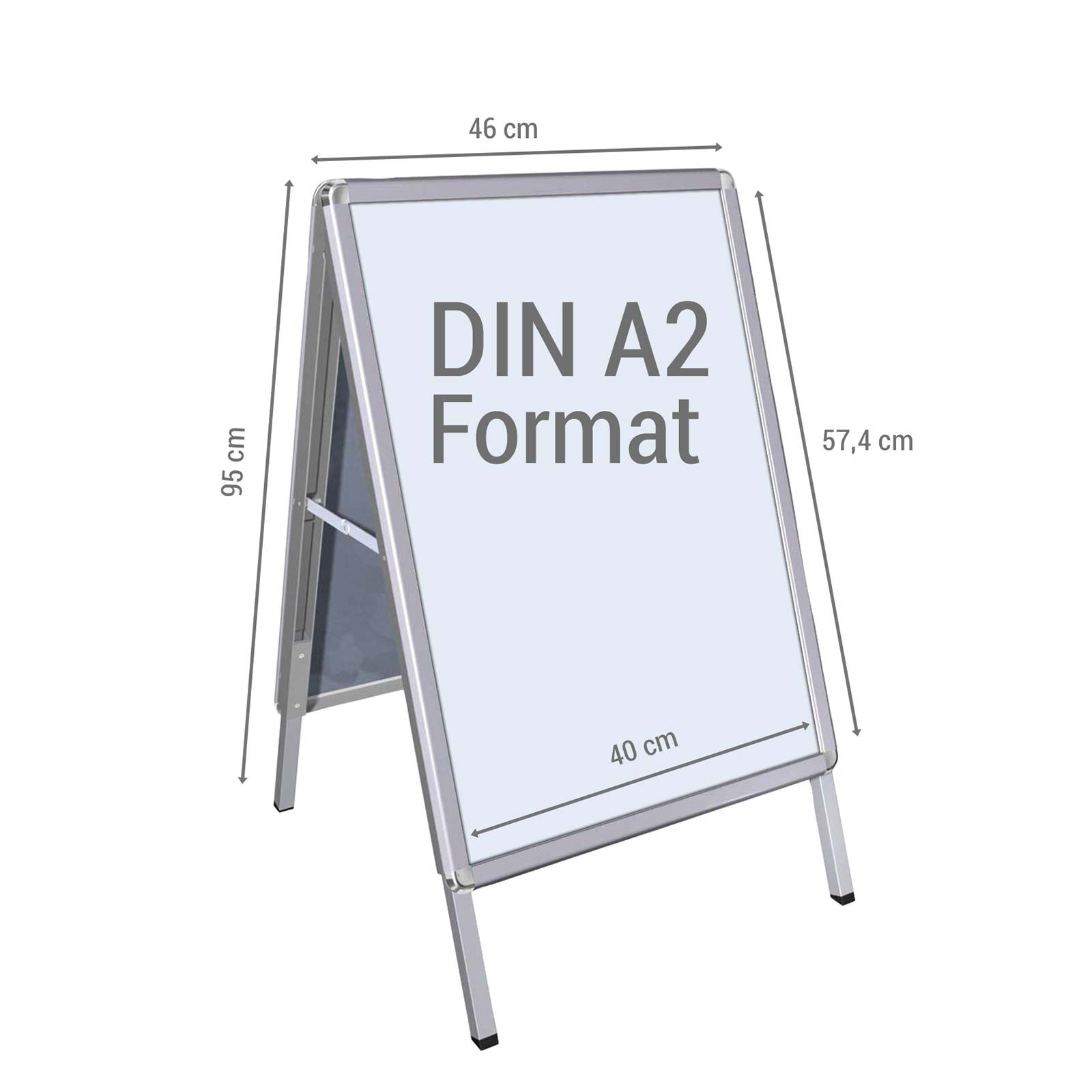 Werbeaufsteller DIN A2 Rondo Outdoor Bild 3