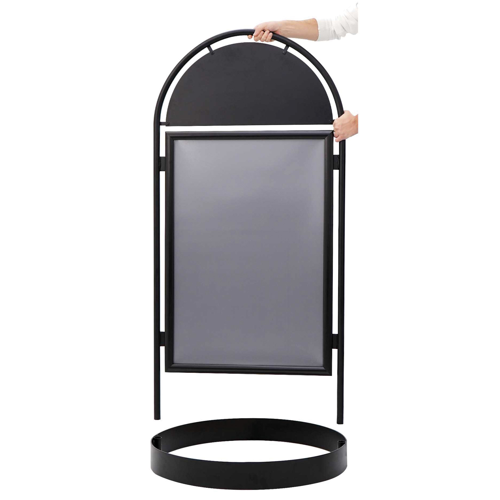 Kundenstopper City Sign DIN A1 schwarz Bild 3