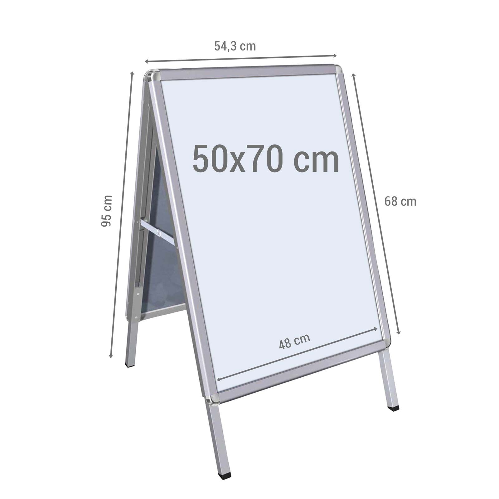 Werbeaufsteller Rondo Outdoor 500x700 mm Bild 3