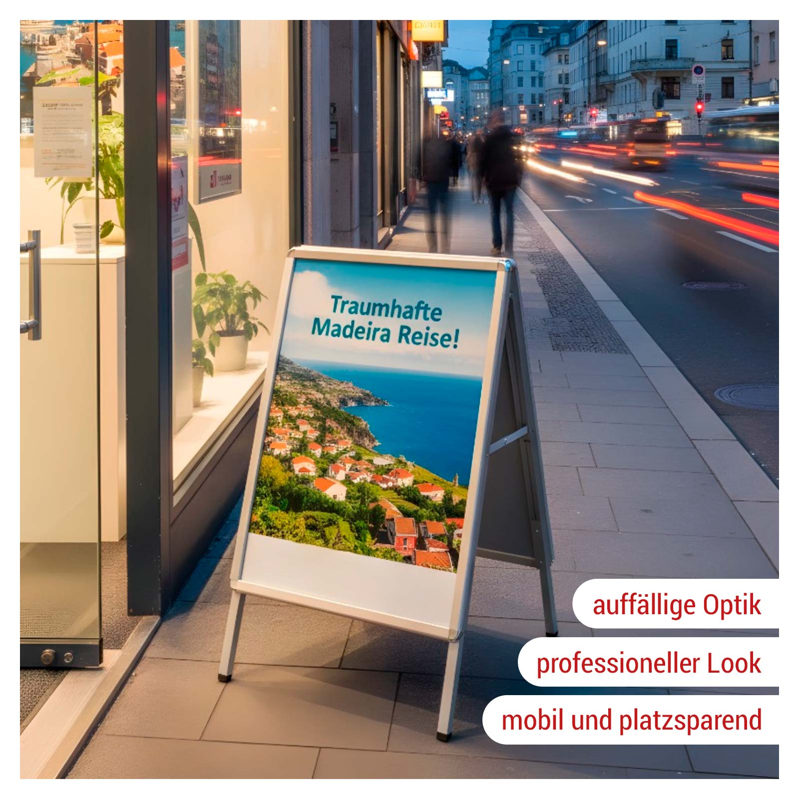 Werbeaufsteller Rondo Outdoor DIN A1 Bild 2