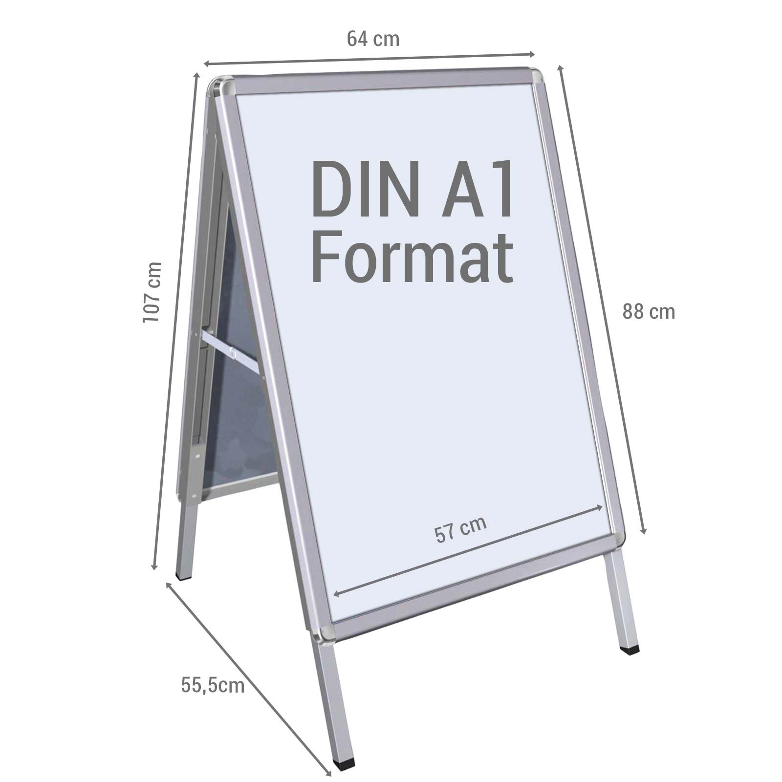 Werbeaufsteller Rondo Outdoor DIN A1 Bild 3