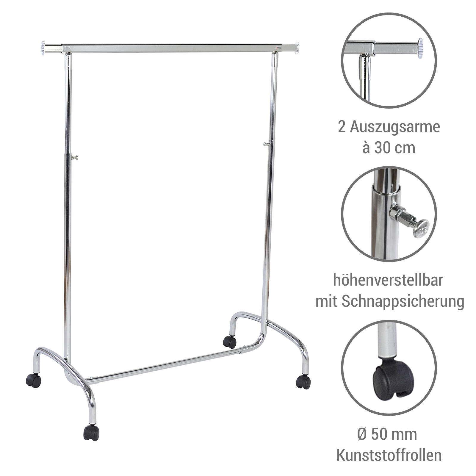 Rollstnder Basic R50, hhenverstellbar Bild 4