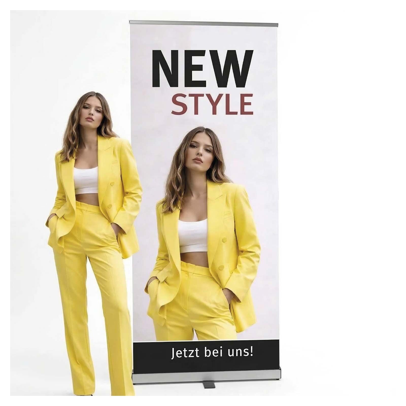 Rollbanner 85x200 cm mit Tasche, einseitig Bild 2