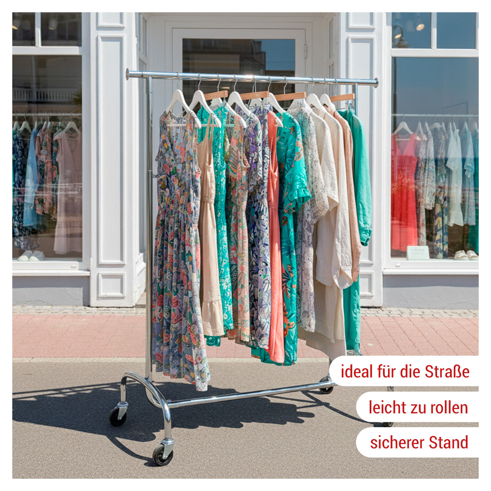 Rollstnder Basic 80R, hhenverstellbar Bild 2