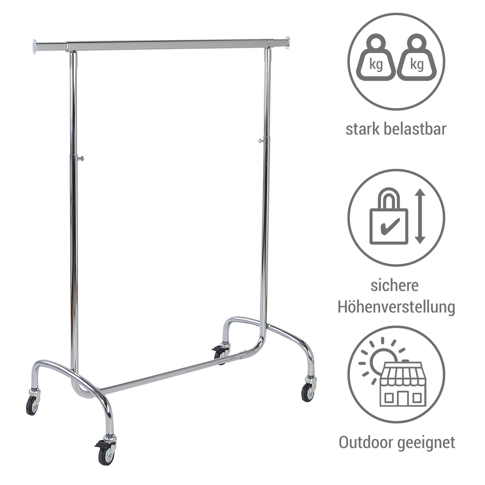 Rollstnder Basic 80R, hhenverstellbar Bild 3