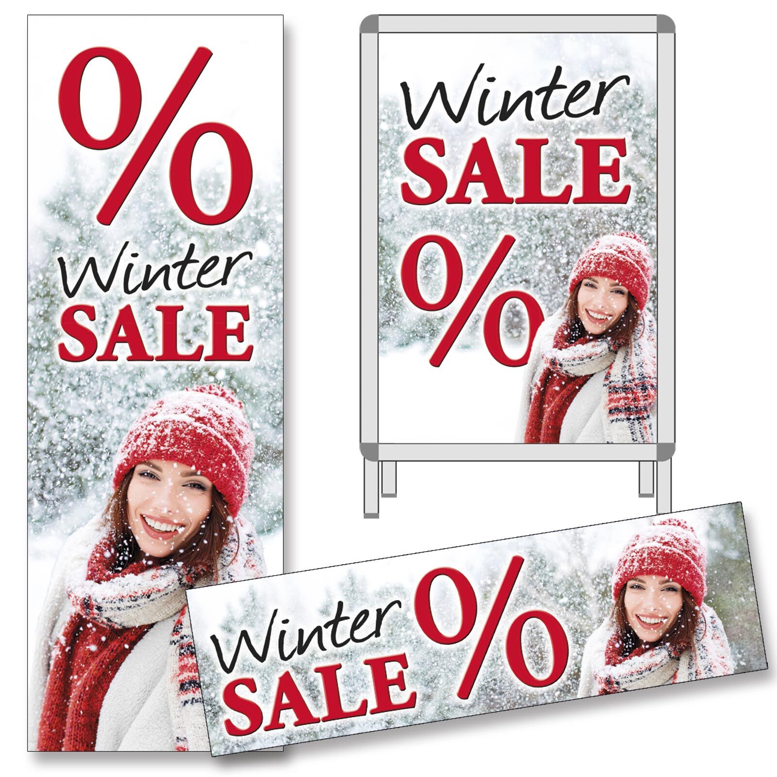 Deko-Sortiment Winter SALE %