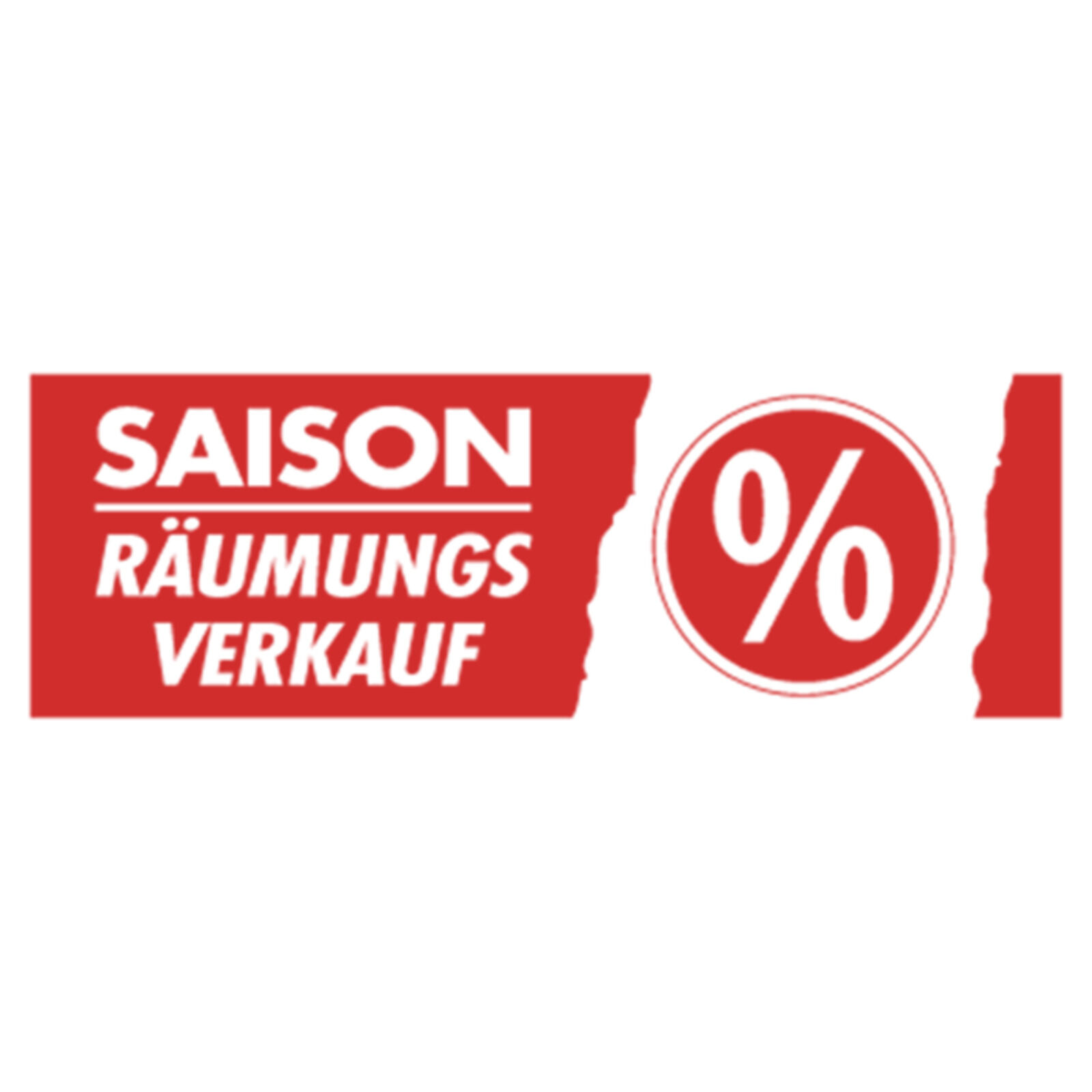 Ankleber SAISON Rumungsverkauf