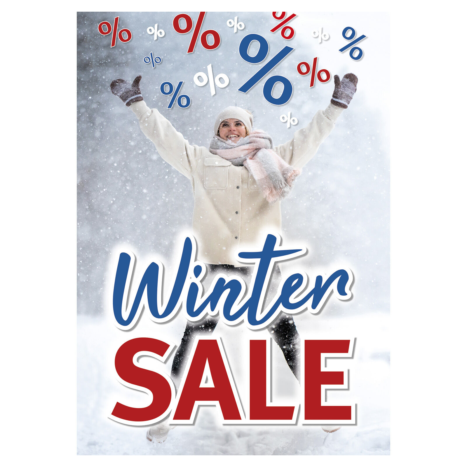 Plakat Winter SALE DIN A1