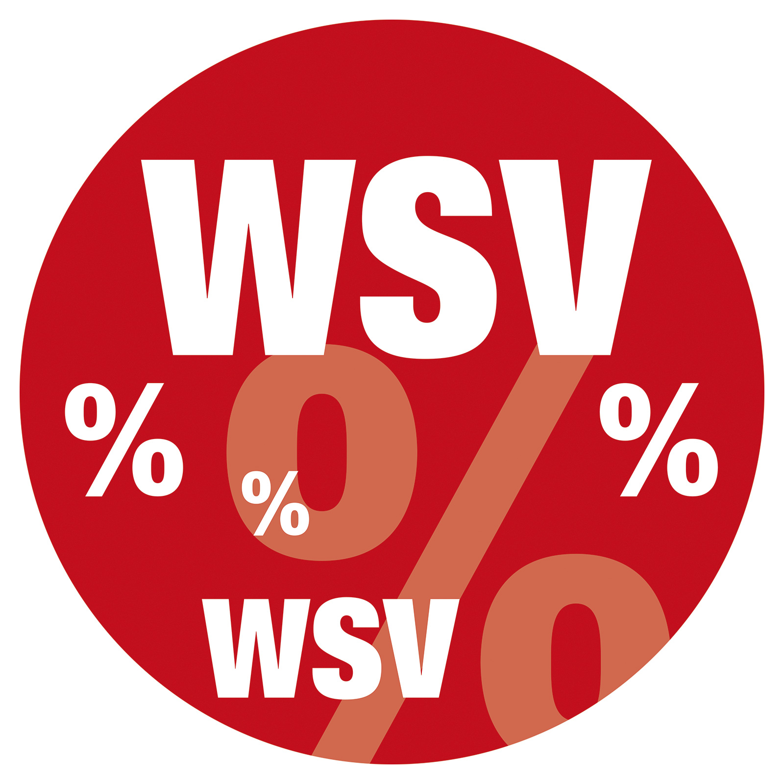 Ankleber WSV %,  32 cm