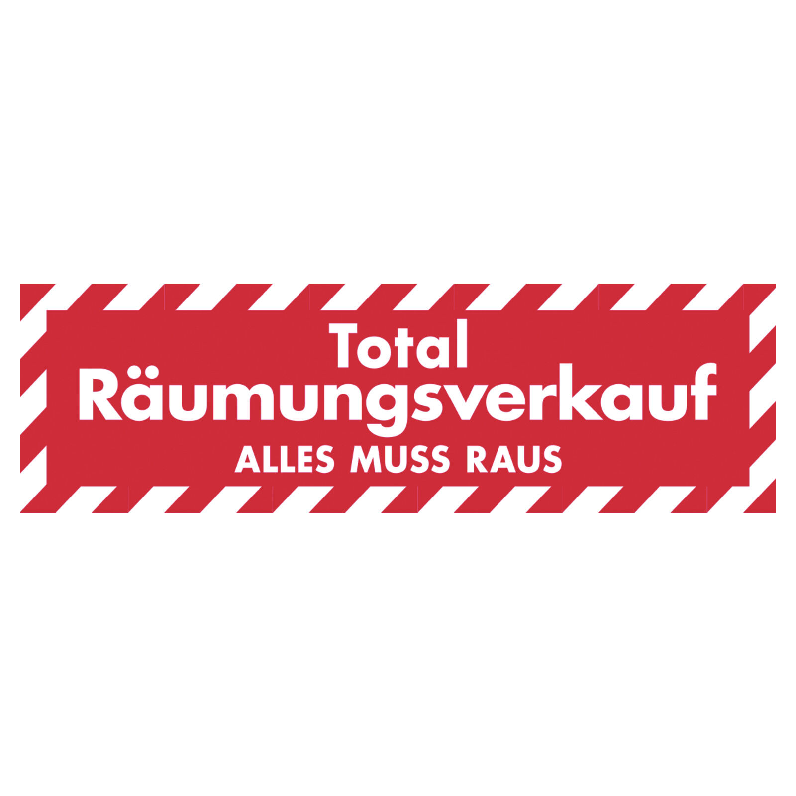 Aufkleber Total Rumungsverkauf Bild 2