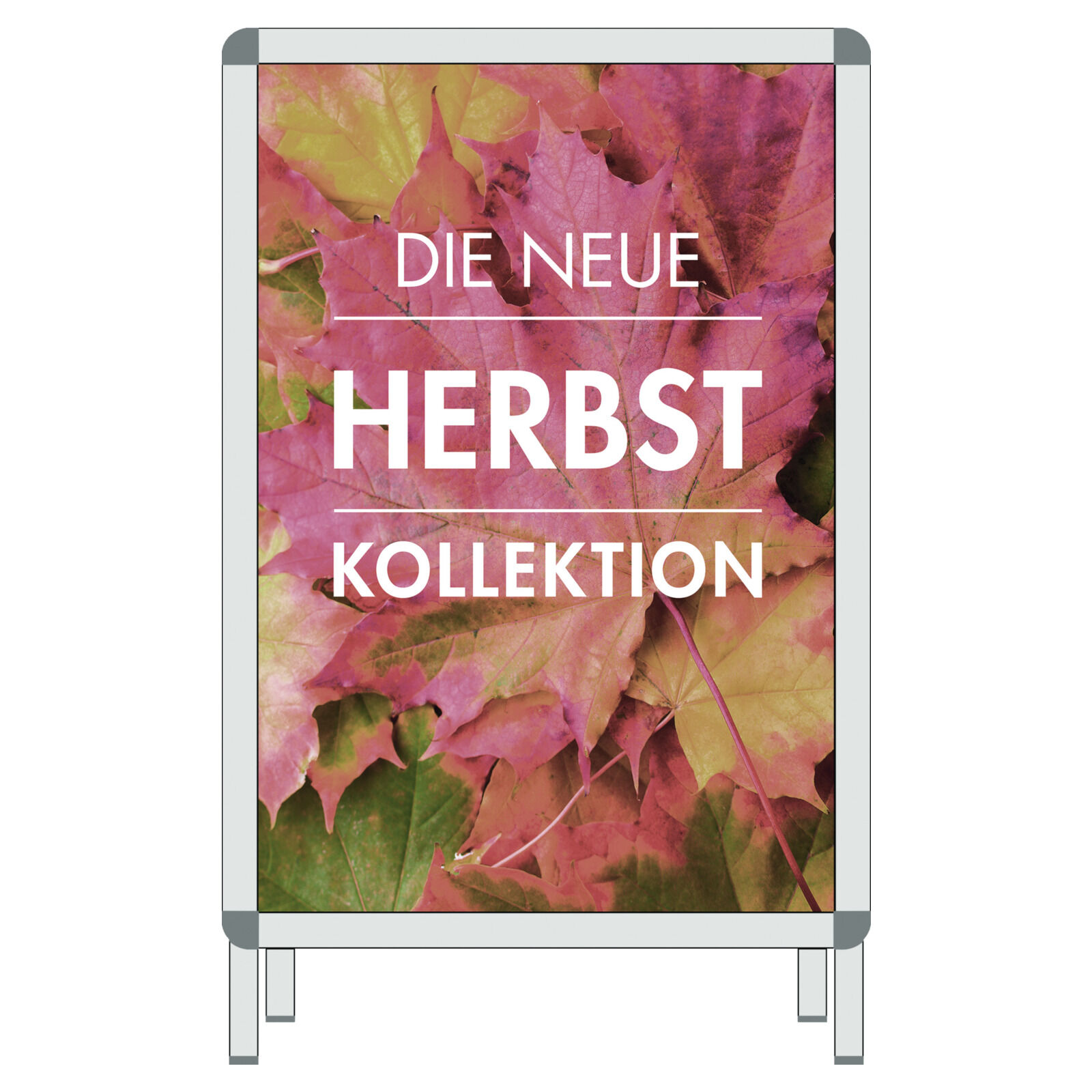 Plakat Die neue Herbst Kollektion