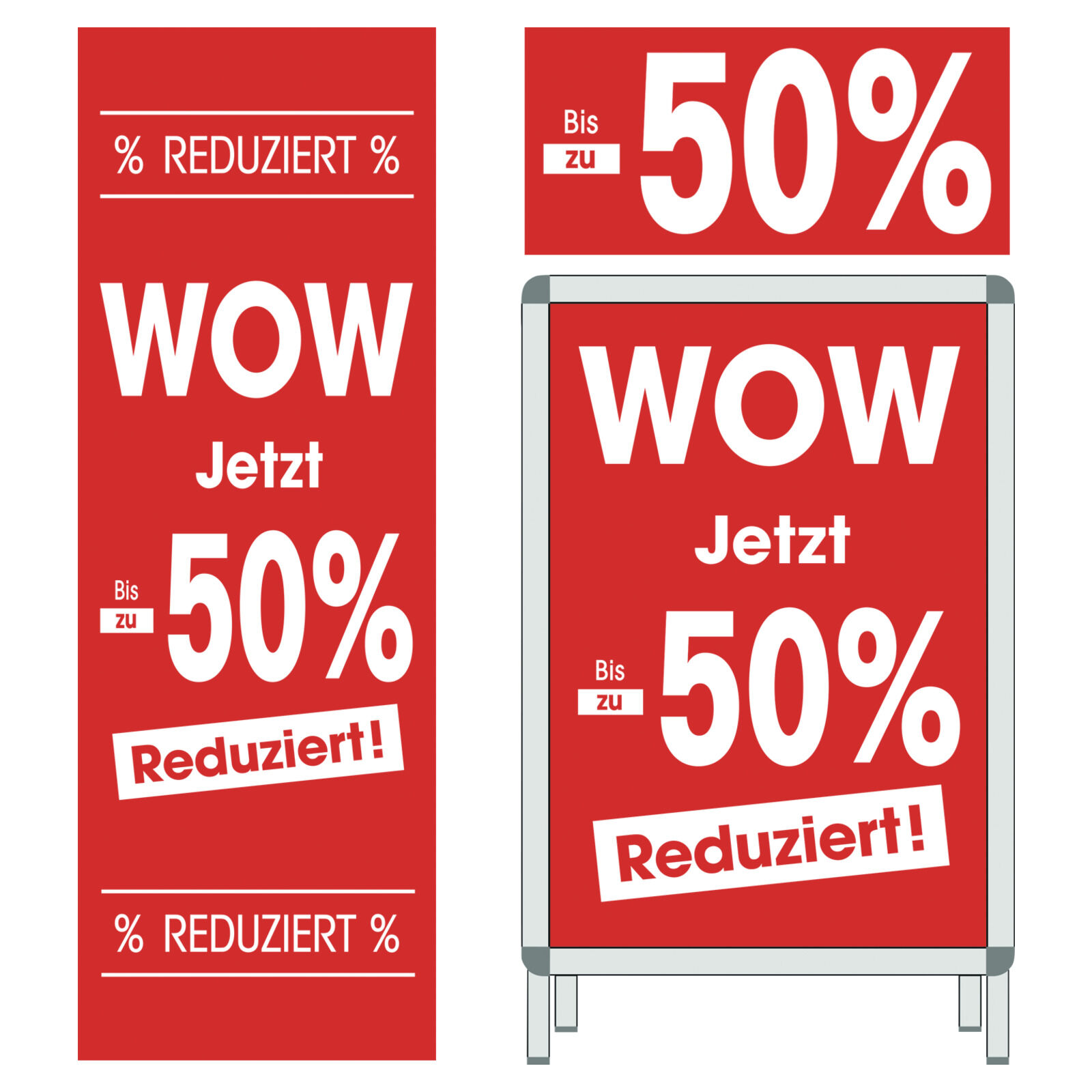 Deko-Sortiment WOW bis zu -50%