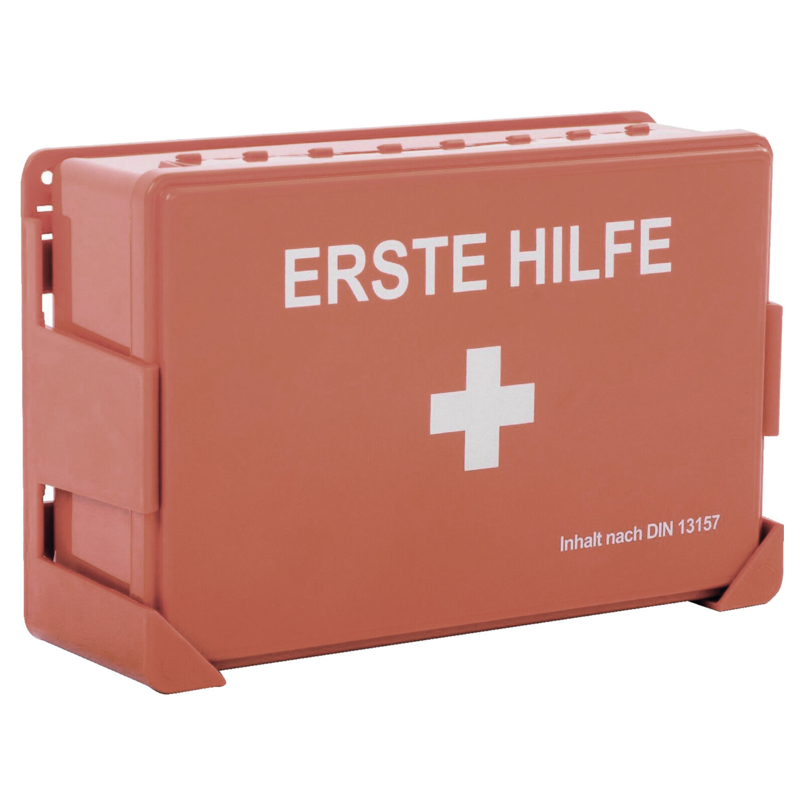 Erste Hilfe Koffer DIN 13157 mit Wandhalterung, Verbandkasten