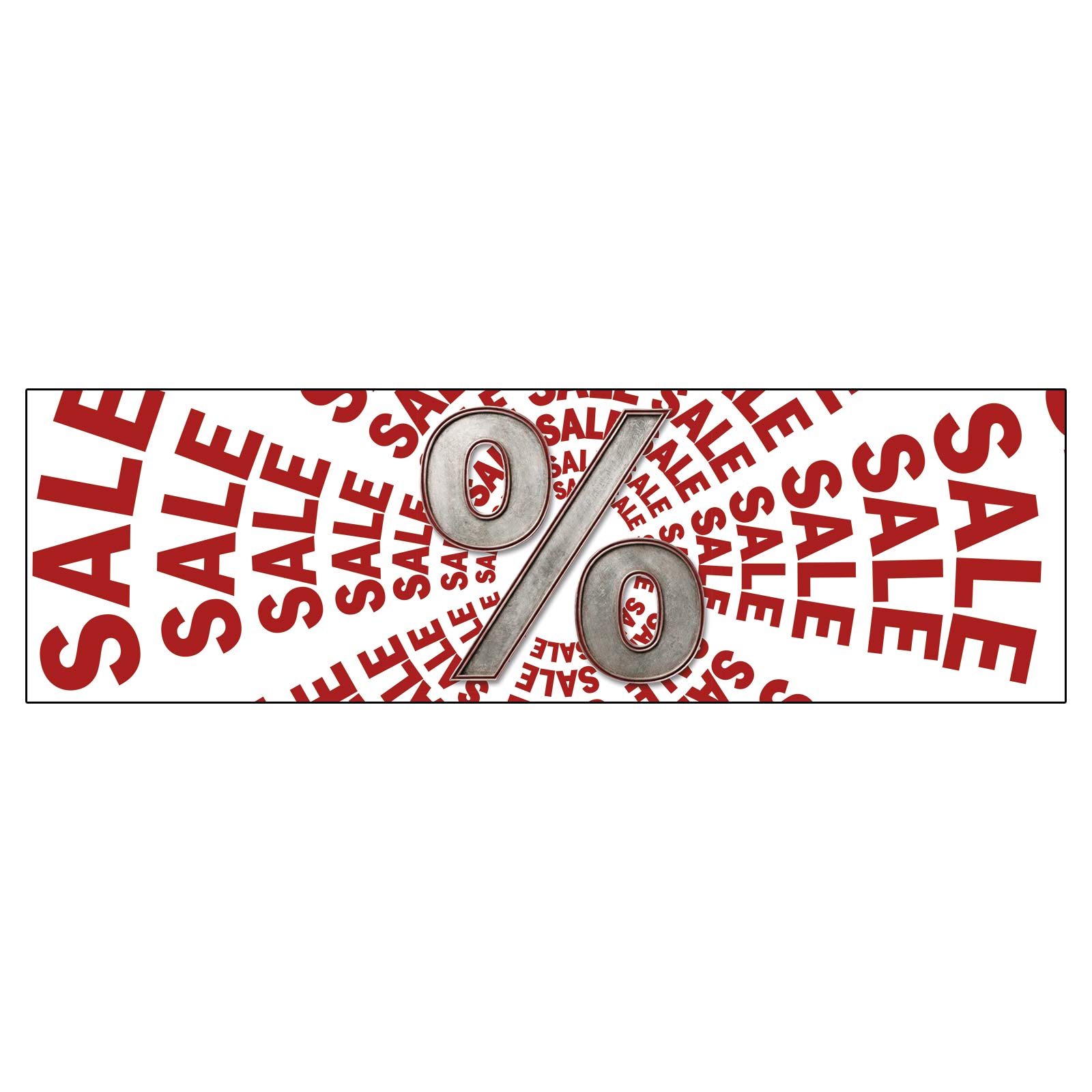 Ankleber Sale Impact, 100x30 cm