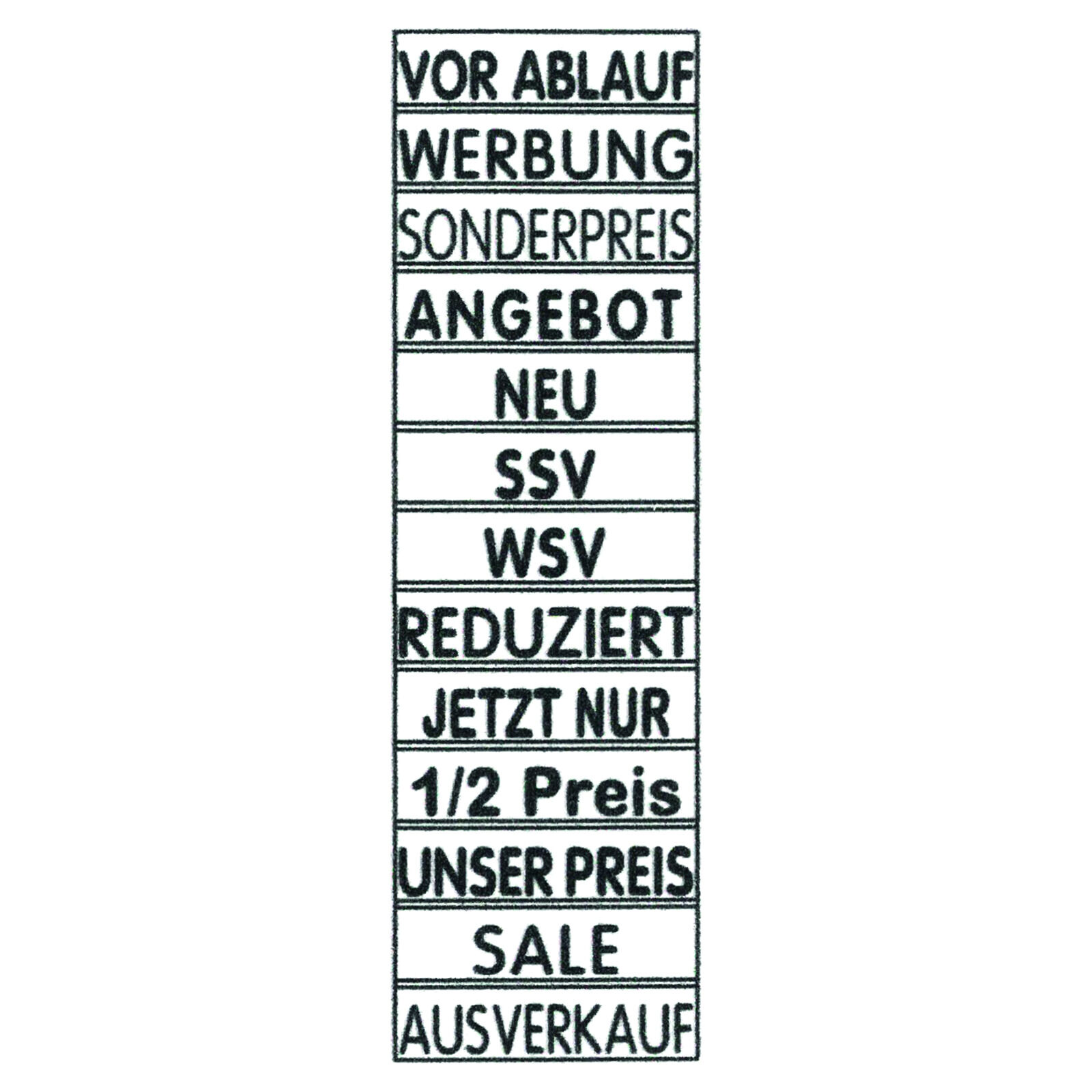 Preisauszeichner CreenLine Typ 26.16-9 Word Band Bild 5