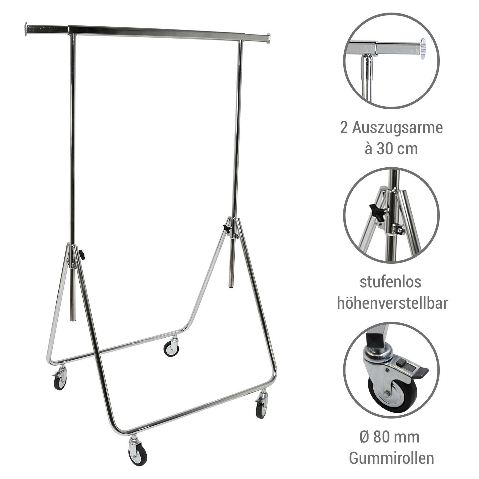 Reiserollstnder, klappbar Bild 4