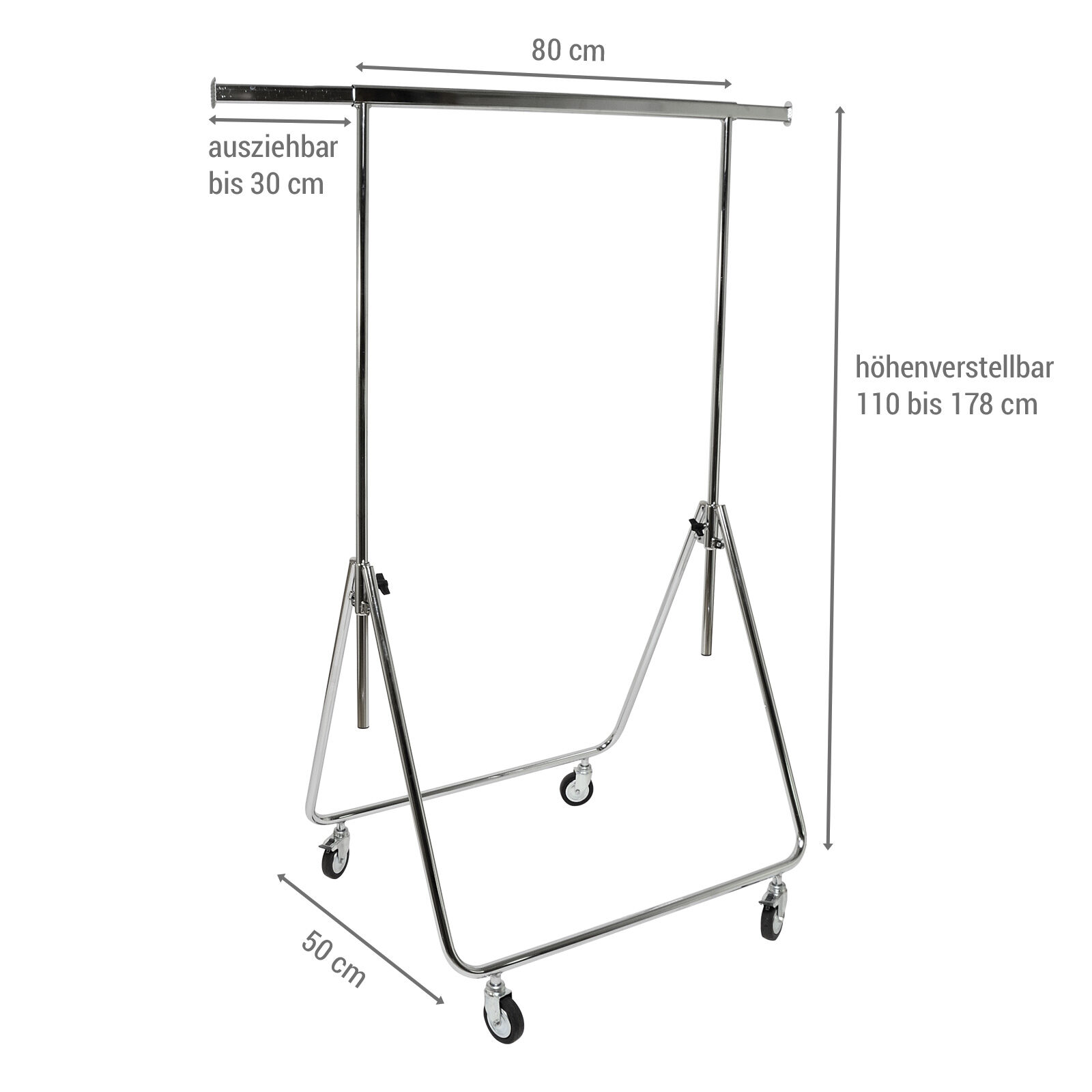 Reiserollstnder, klappbar Bild 5