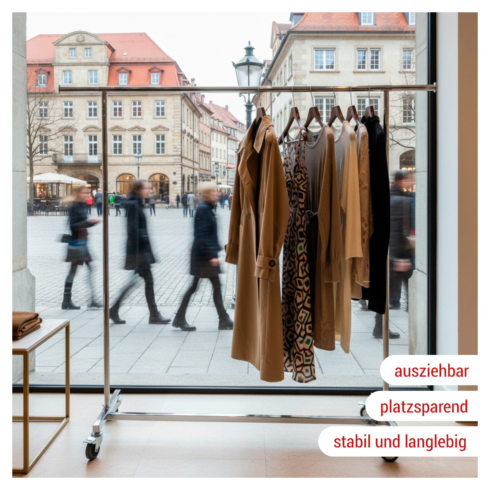 Rollstnder Plasa, verchromt Bild 2