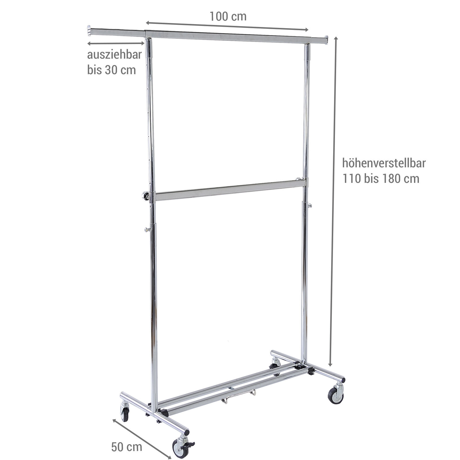 Reiserollstnder Premium mit 2. Tragestange Bild 5