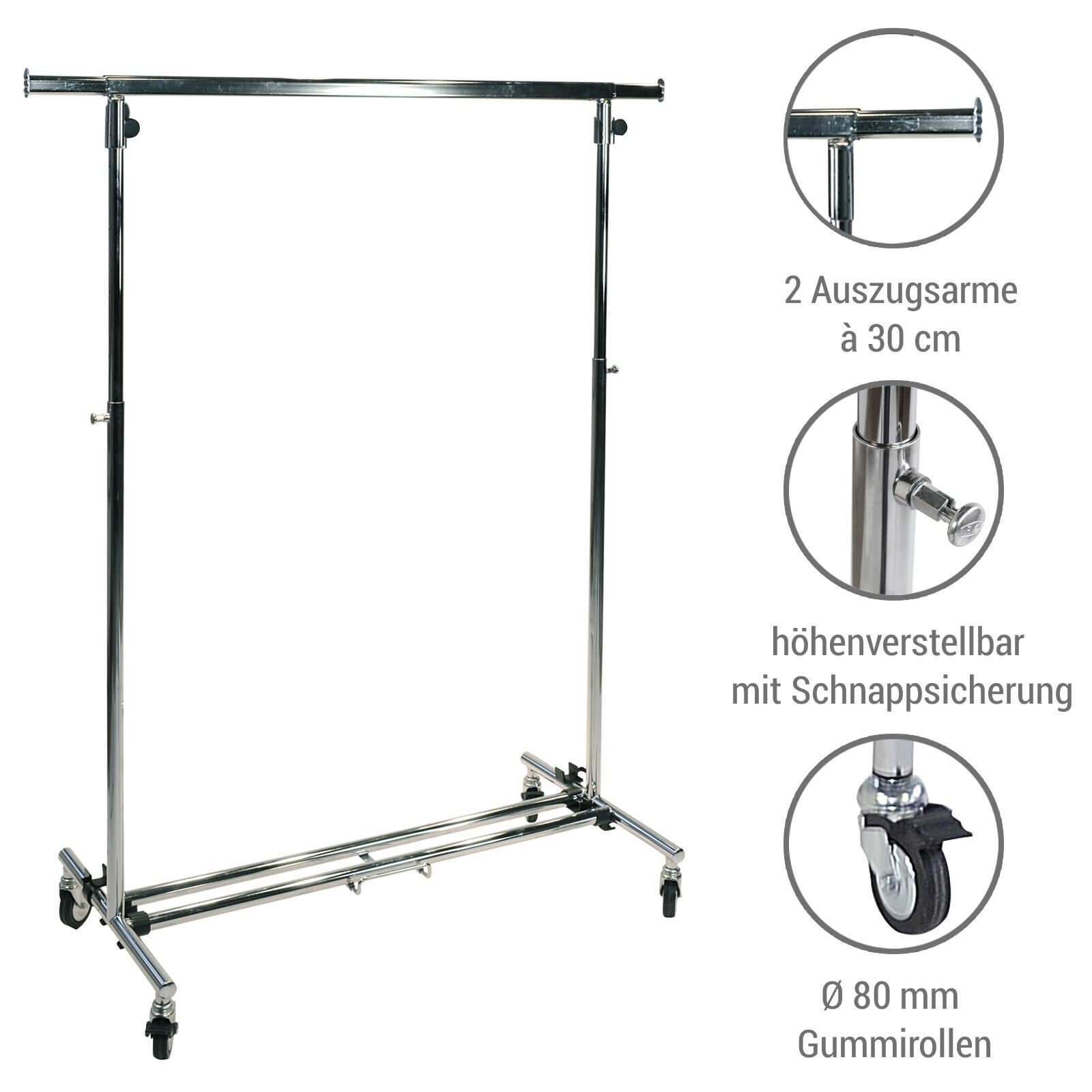 Rollstnder Premium, klappbar mit Tragegriff Bild 5