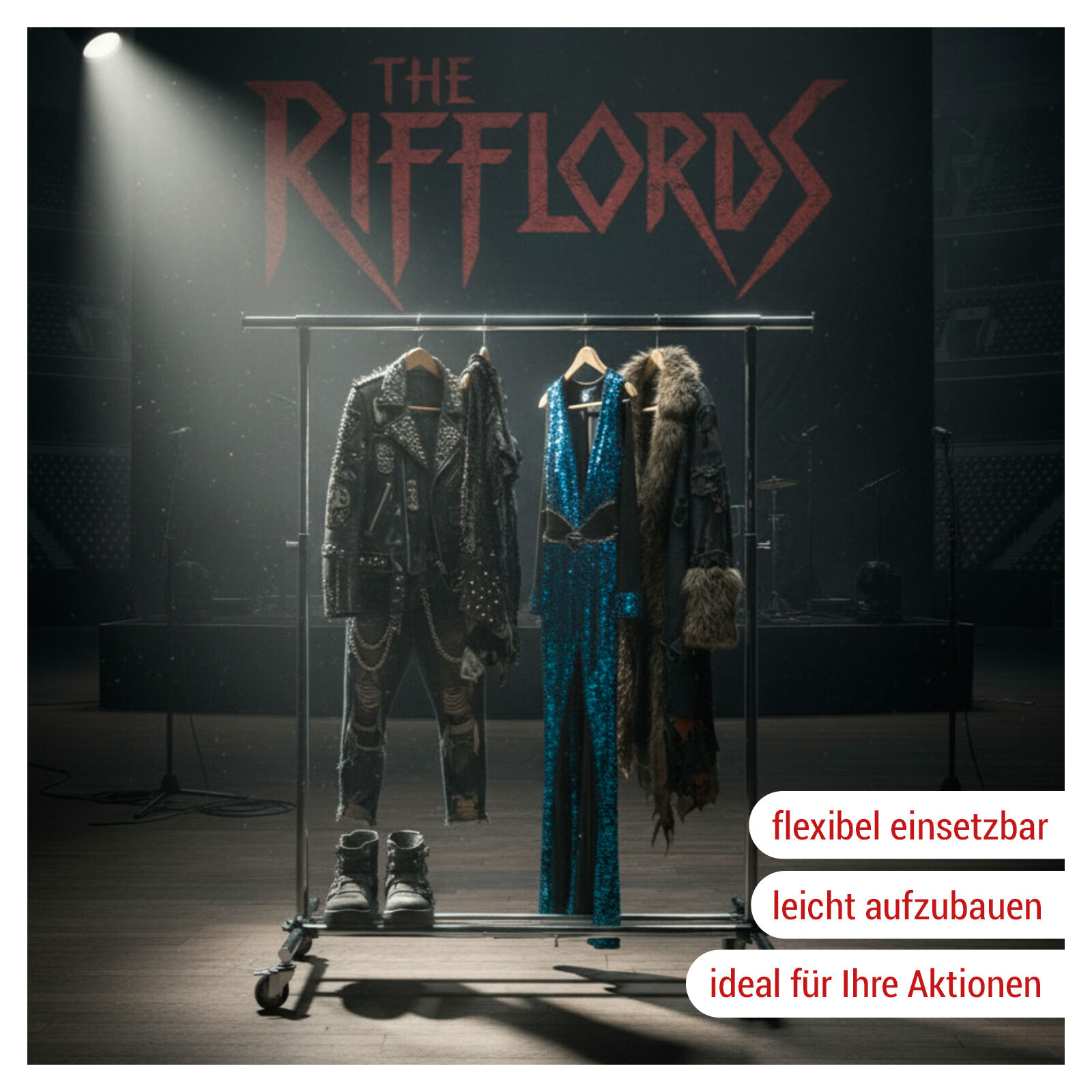 Rollstnder Premium, klappbar mit Tragegriff Bild 2