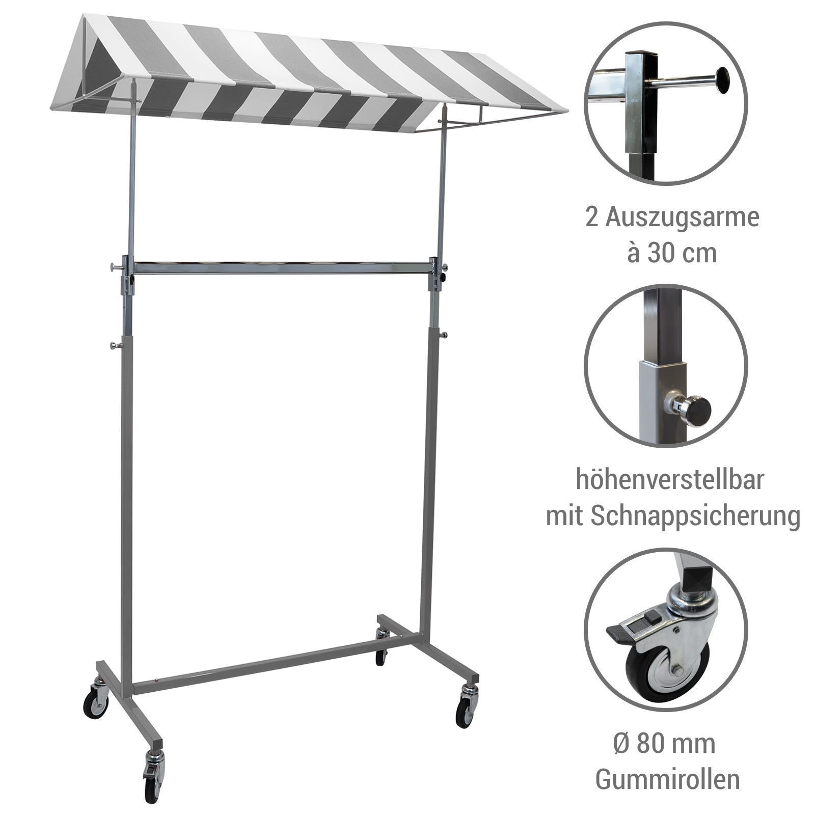 Rollst�nder Sina mit Markisendach Bild 4