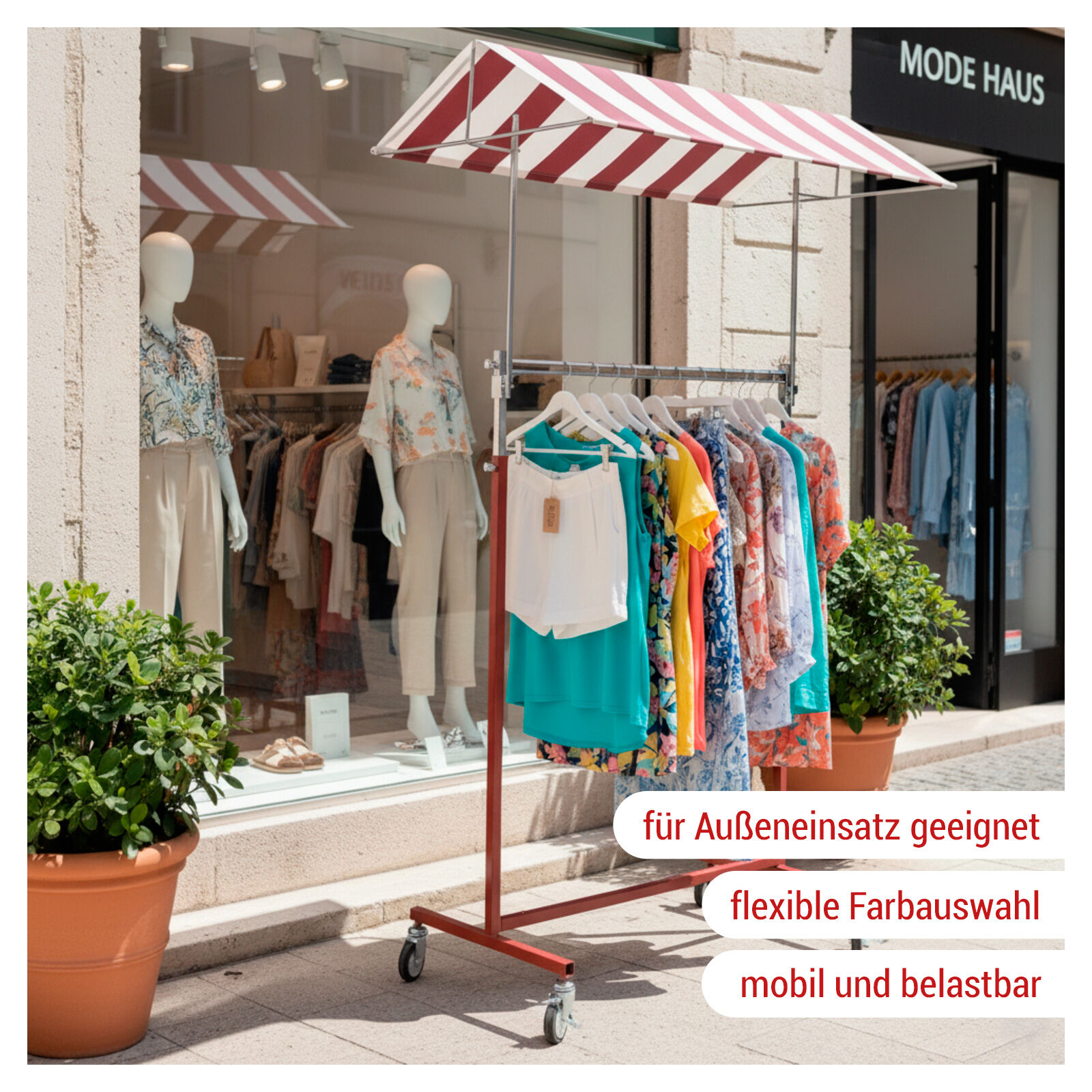 Rollstnder Sina mit Markisendach Bild 2