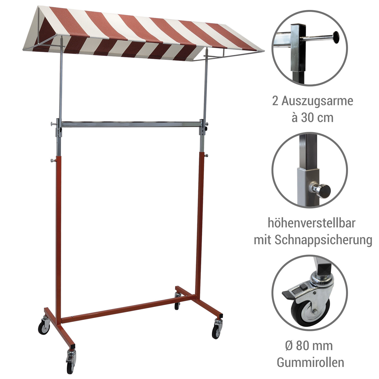 Rollstnder Sina mit Markisendach Bild 4