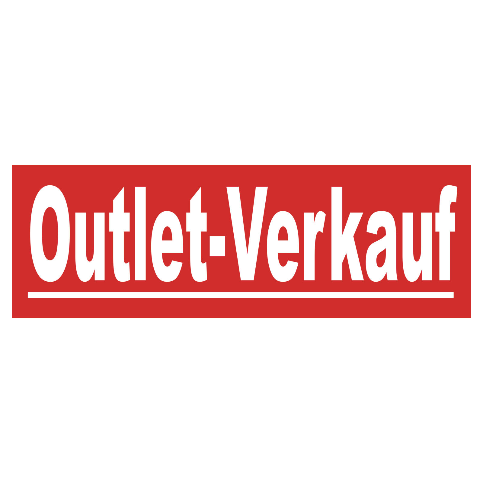 Aufkleber Outlet-Verkauf 23x70 cm