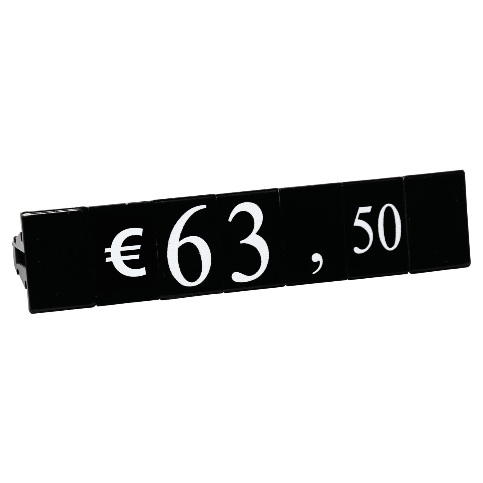 Preisschildkassette Zrich 15 mm, Schwarz