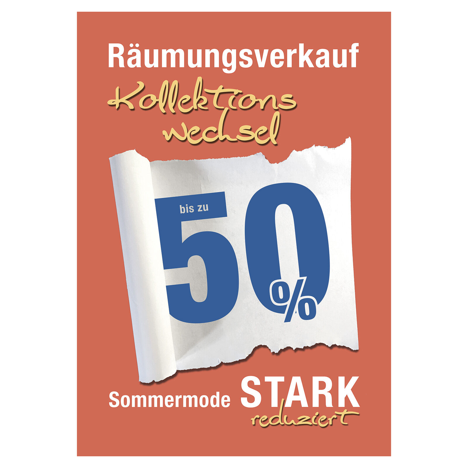 Plakat RV Kollektionswechsel Sommer, DIN A1